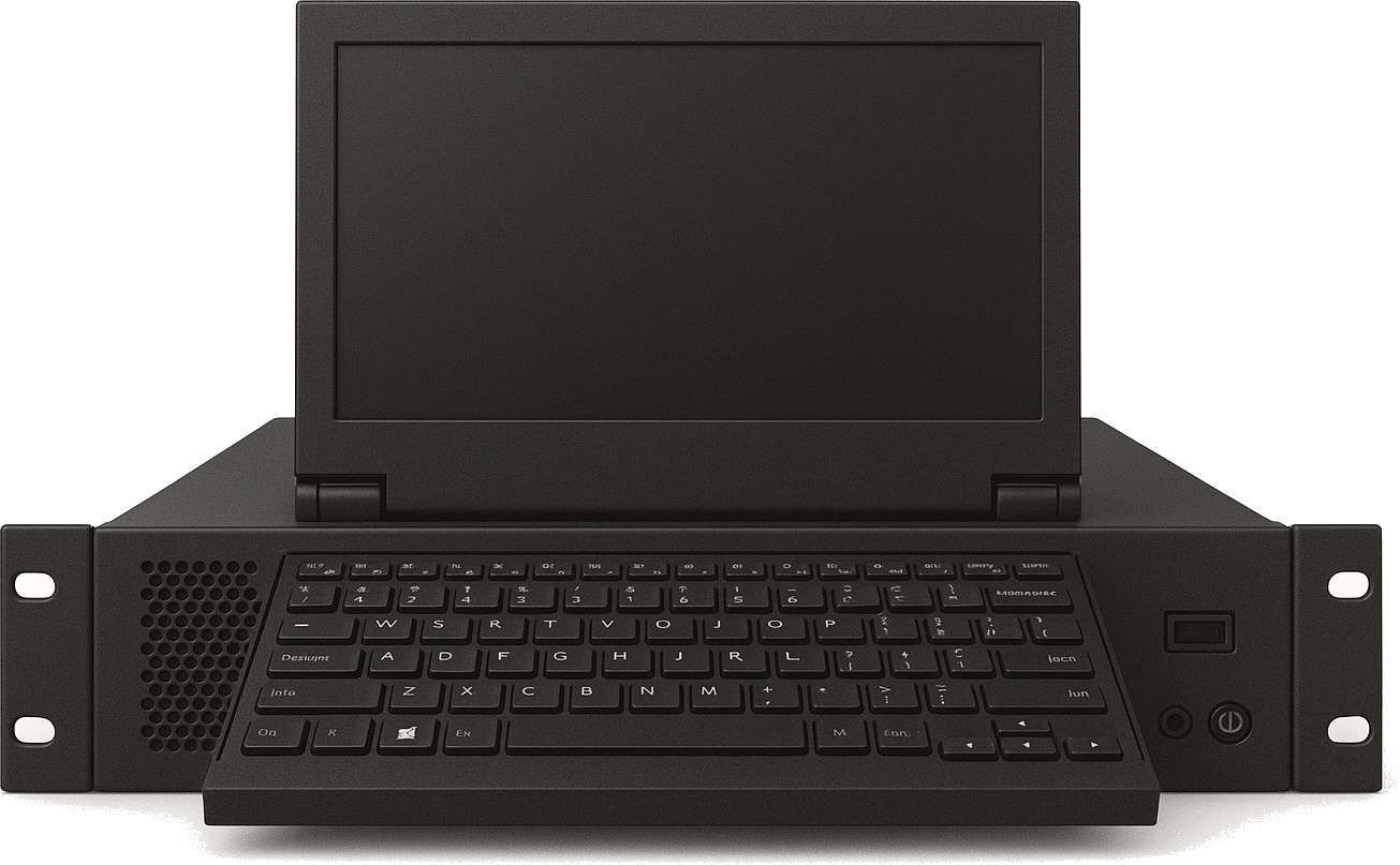 Rackmount PC console
